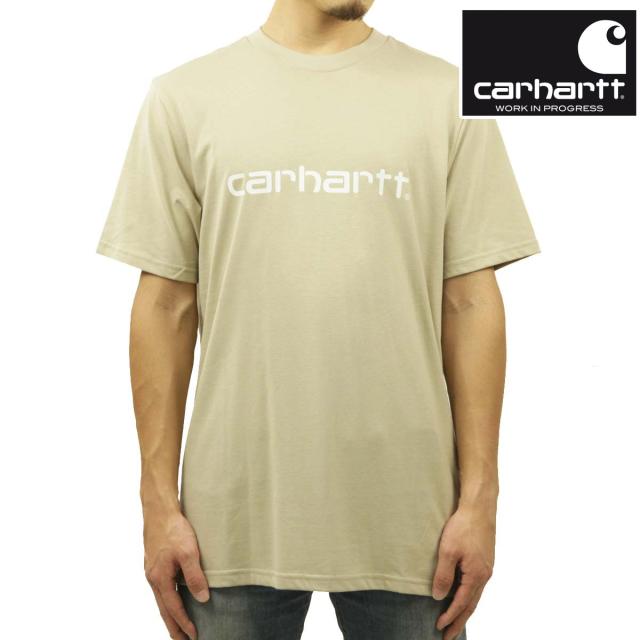 カーハート Tシャツ メンズ 正規品 CARHARTT WIP 半袖Tシャツ ロゴ クルーネック S/S SCRIPT T-SHIRT WALL / WAX クリスマス プレゼント ラッピング