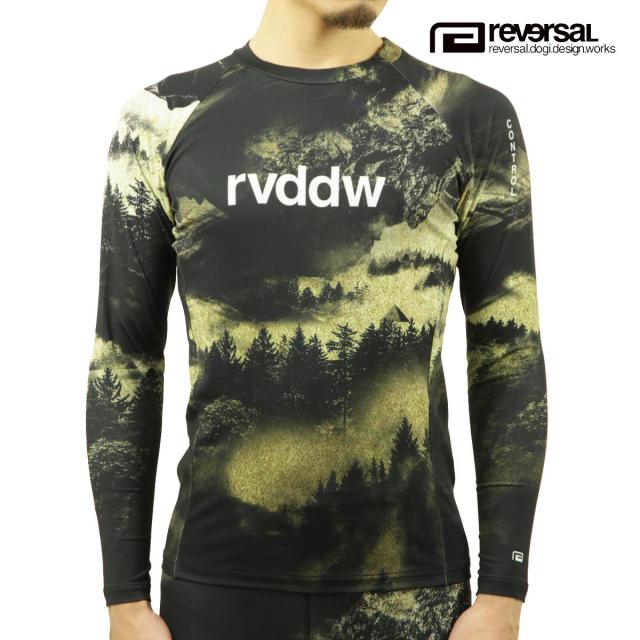 リバーサル ラッシュガード メンズ 正規販売店 REVERSAL rvddw 長袖Tシャツ ドライTシャツ CONTROL LONG RASH GUARD RV22AW601 CONTROLの通販は