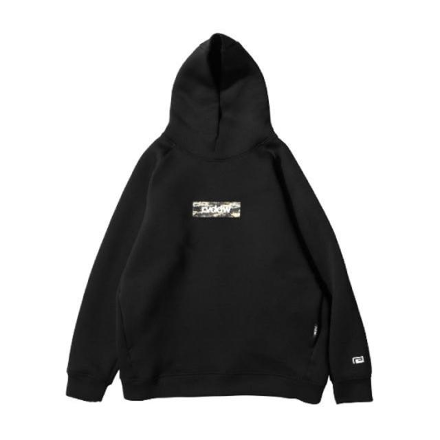 リバーサル パーカー メンズ 正規販売店 REVERSAL rvddw プルオーバーパーカー ドライテック CONTROL RVDDW BOX LOGO DRY TECH HOODIE RV22AW202 BLACK_2