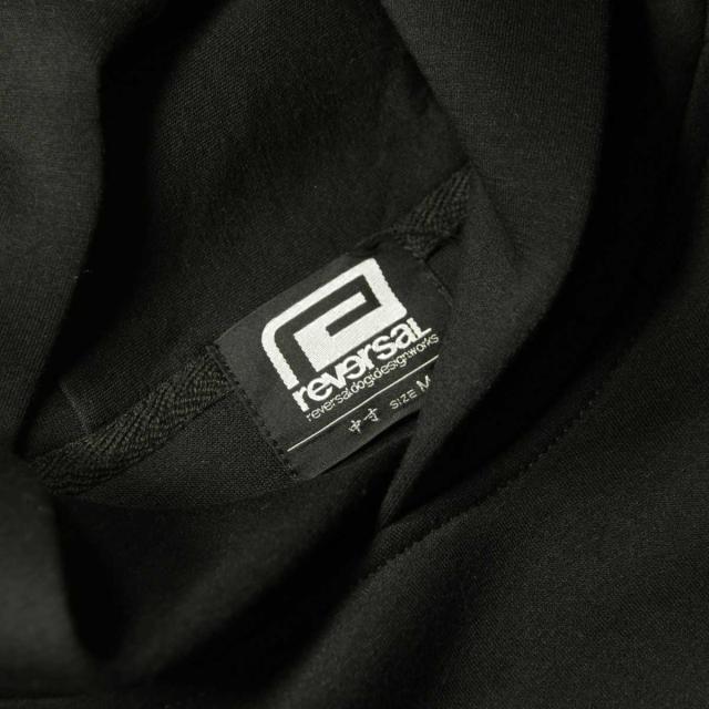 リバーサル パーカー メンズ 正規販売店 REVERSAL rvddw プルオーバーパーカー ドライテック CONTROL RVDDW BOX LOGO DRY TECH HOODIE RV22AW202 BLACK_6