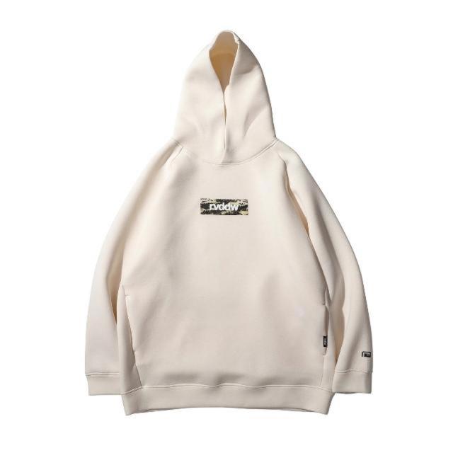 リバーサル パーカー メンズ 正規販売店 REVERSAL rvddw プルオーバーパーカー ドライテック CONTROL RVDDW BOX LOGO DRY TECH HOODIE RV22AW202 OFF WHITE_2