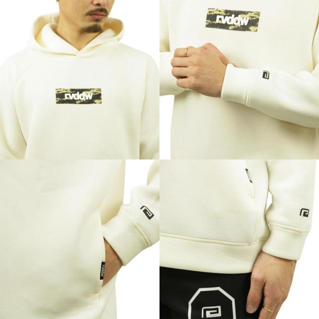 リバーサル パーカー メンズ 正規販売店 REVERSAL rvddw プルオーバーパーカー ドライテック CONTROL RVDDW BOX LOGO DRY TECH HOODIE RV22AW202 OFF WHITE_4