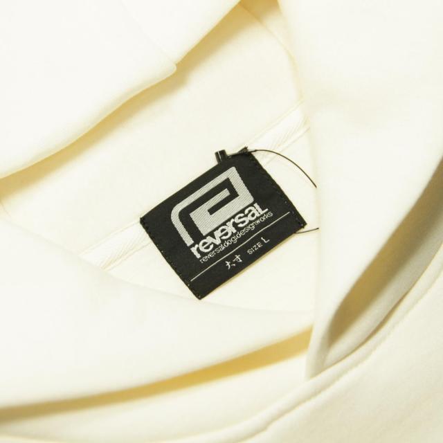 リバーサル パーカー メンズ 正規販売店 REVERSAL rvddw プルオーバーパーカー ドライテック CONTROL RVDDW BOX LOGO DRY TECH HOODIE RV22AW202 OFF WHITE_7