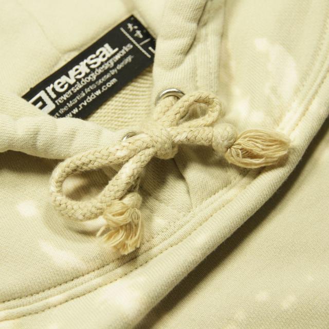 リバーサル パーカー メンズ 正規販売店 REVERSAL rvddw プルオーバーパーカー BLEACH BIG MARK HOODIE RV22AW208 BEIGE_6