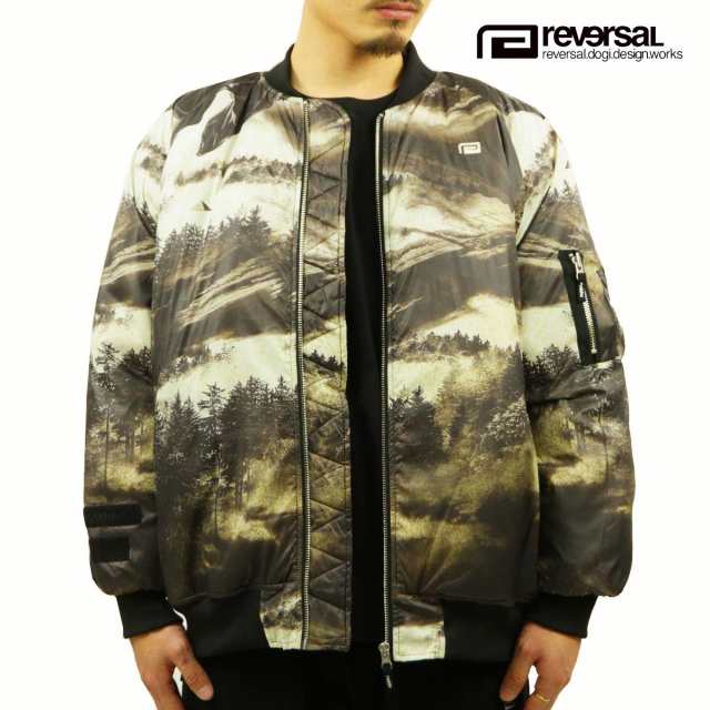 リバーサル MA-1 メンズ 正規販売店 REVERSAL rvddw アウター フライトジャケット POLARTEC BIG SILHOUETTE  FLIGHT JACKET RV22AW301 CON