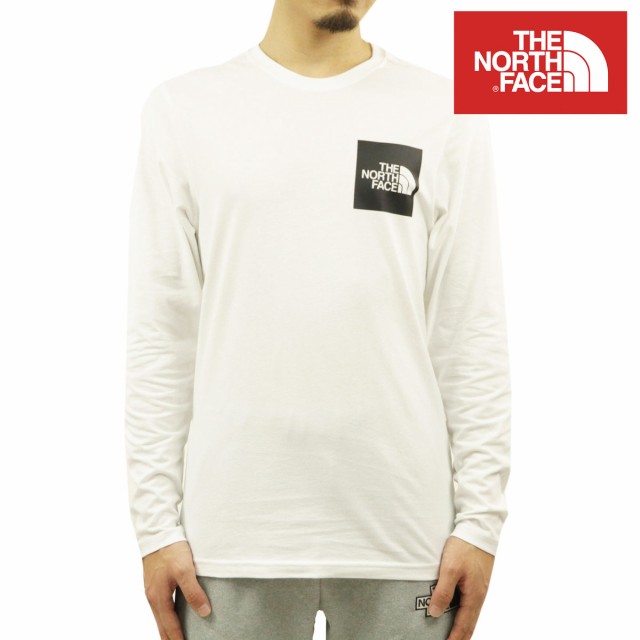 ノースフェイス ロンT メンズ 正規品 THE NORTH FACE トップス 長袖Tシャツ ロゴ L/S FINE TEE NF0A37FT FN4  TNF WHITE｜au PAY マーケット