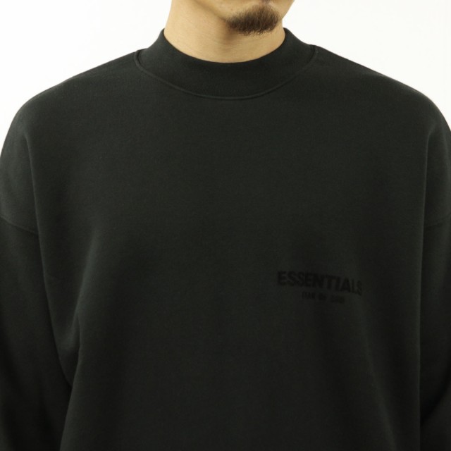 【XXL】FOG Essentials ロゴ クルーネックスウェット黒