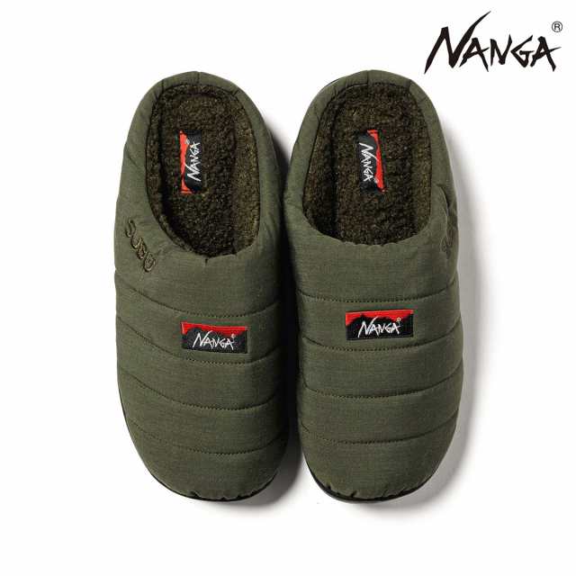 ナンガ サンダル メンズ レディース 正規販売店 NANGA タキビ スリッパ 冬用サンダル アウトドア NANGA x SUBU TAKIBI WINTER SANDALS KH