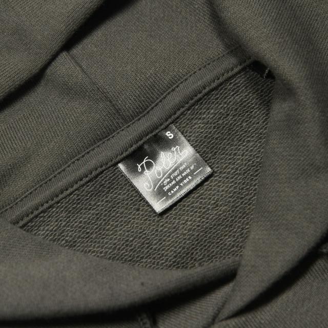ポーラー パーカー メンズ 正規販売店 POLER トップス プルオーバーパーカー ロゴ STATE APPLIQUE PULLOVER HOOD CHARCOAL GRAY D 223MCV0034-CRG_7