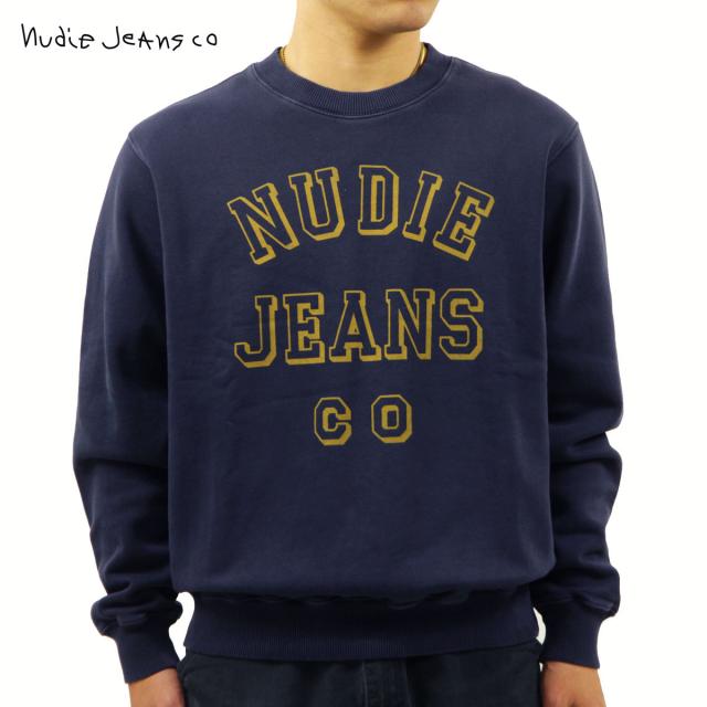 ヌーディージーンズ スウェット メンズ 正規販売店 Nudie Jeans 長袖 プルオーバー クルーネック トレーナー ロ  クリスマス プレゼント ラッピング