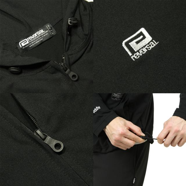 リバーサル メンズ パーカー 正規販売店 REVERSAL ジップアップ