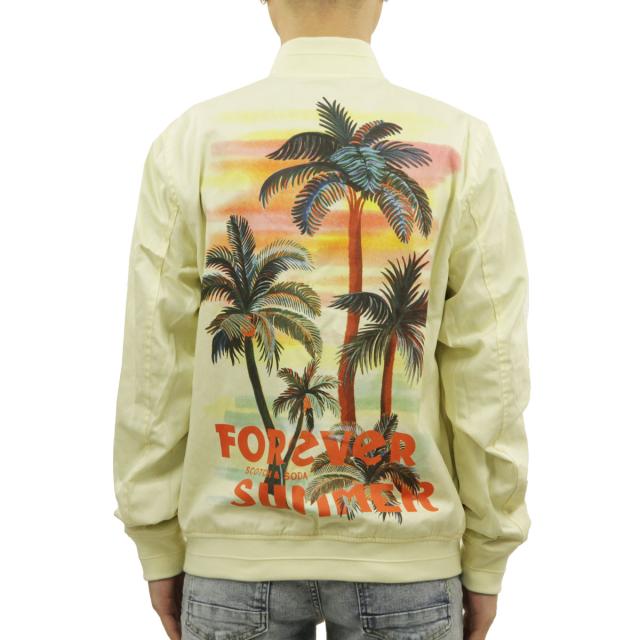 スコッチアンドソーダ メンズ MA-1 定まり売りわたす店 SCOTCH＆SODA リヴァーシブル ボンバージャケット アウター REVERSIBLE BOMBER MA-1 JACKET 171513 0414 71800 54 KHAKI