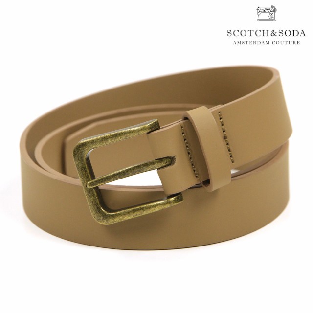 スコッチアンドソーダ メンズ ベルト 正規販売店 SCOTCH＆SODA 革 レザーベルト BASIC CLASSIC RECYCLED LEATHER BELT 169377 4218 69350