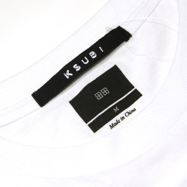 スビ メンズ 半袖Tシャツ 正規販売店 KSUBI バックプリント クルーネック 4 X 4 BIGGIE SHORT SLEEVE TEE OPTIC WHITE 5000006291 WHITE_6