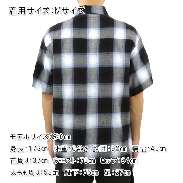 キャルトップ メンズ 半袖シャツ 正規品 CALTOP CALTOP ACRYLIC OMBRE CHECK SHORT SLEEVE SHIRTS NAVY / SKY 半袖 カルトップ チェックシャツ フレネルシャツ ネルシャツ オンブレ オールドスクール ショートスリーブ 2000SS_1