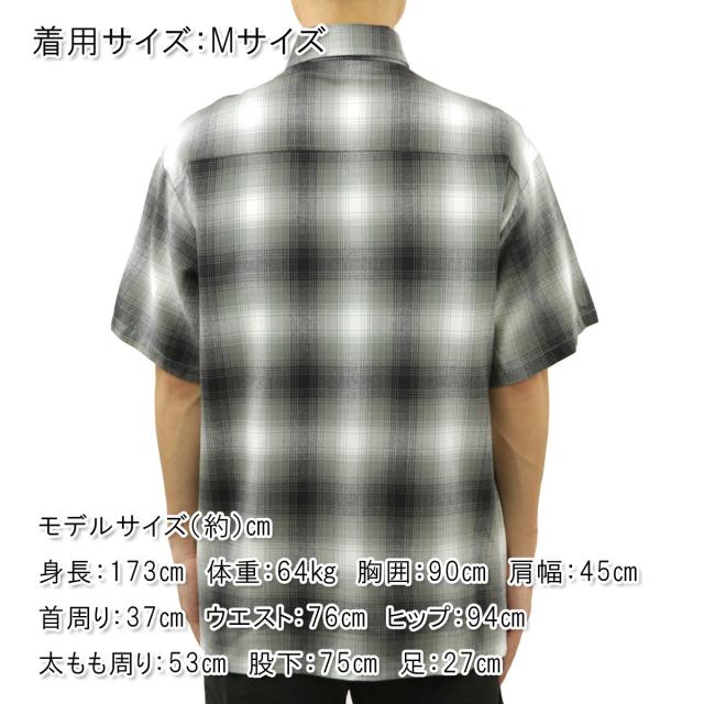 キャルトップ メンズ 半袖シャツ 正規品 CALTOP CALTOP ACRYLIC OMBRE CHECK SHORT SLEEVE SHIRTS GREY / WHITE 半袖 カルトップ チェックシャツ フレネルシャツ ネルシャツ オンブレ オールドスクール ショートスリーブ 2000SS_1