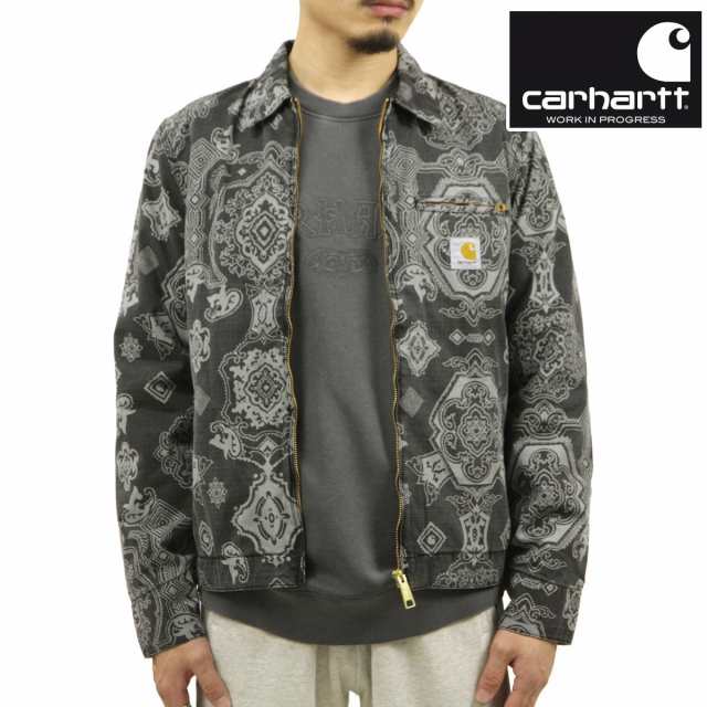 カーハート メンズ ジャケット 正規品 CARHARTT WORK IN PROGRESS ペイズリー柄 デトロイトジャケット DETROIT  JACKET VERSE PRINT I0307｜au PAY マーケット