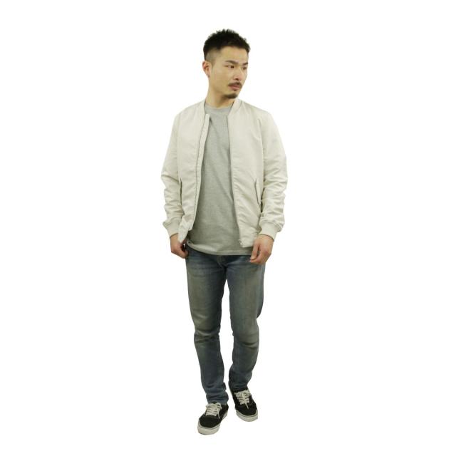 5%OFFクーポンセール 【利用期間 5/7 10:00〜5/16 9:59】 エルバイン メンズ ボンバージャケット 正規販売店 elvine MA-1 ジャケット アウター REX BOMBER JACKET 331050 297 BONE WHITE_7