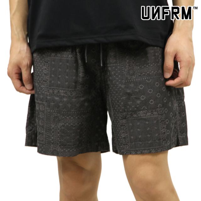 ユニフォーム アウトドア スタンダード メンズ ショートパンツ 正規販売店 UNFRM OUTDOOR STANDARD バギーショーツ ハーフパンツ 短パン COTTON RAYON EASY BAGGY SHORTS 4623 CHARCOAL クリスマス プレゼント ラッピング
