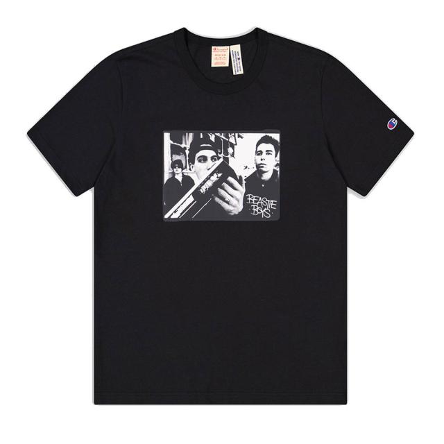 チャンピオン メンズ 半袖Tシャツ 正規品 CHAMPION ビースティ・ボーイズ バンドTシャツ CHAMPION X BEASTIE BOY クリスマス プレゼント ラッピング チャンピオン メンズ 半袖Tシャツ 正規品 CHAMPION ビースティ