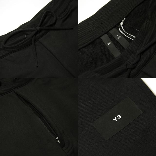ワイスリー メンズ ジョガーパンツ 正規品 Y-3 ボトムス ロングパンツ FT CUF FLEECE LOOSE FIT JOGGER PANT H44799 BLACK 父の日 プレゼント ラッピング_6