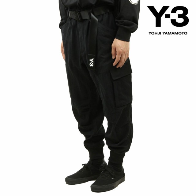 ワイスリー メンズ カーゴパンツ 正規品 Y-3 ボトムス ロングパンツ UTILITY CUF LOOSE FIT EASY CARGO PANTS H63081 BLACK