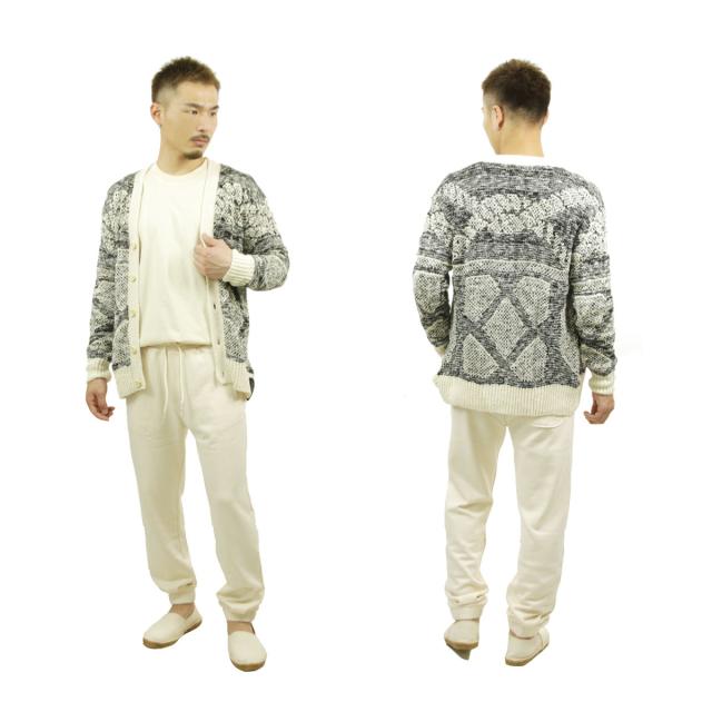 スコッチアンドソーダ メンズ セーター 正規販売店 SCOTCH＆SODA ジャガードニット カーディガン RELAXED JACQUARD SWEATER CARDIGAN 162406 0217 COMBO A_8