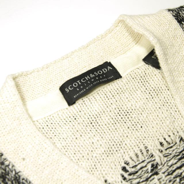 スコッチアンドソーダ メンズ セーター 正規販売店 SCOTCH＆SODA ジャガードニット カーディガン RELAXED JACQUARD SWEATER CARDIGAN 162406 0217 COMBO A_7