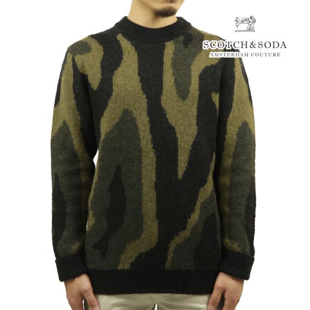 スコッチアンドソーダ メンズ セーター 正規販売店 SCOTCH＆SODA ジャガード プルオーバー ニット JACQUARD PULLOVER CONTAINS WOOL 164011 0217 COMBO A クリスマス プレゼント ラッピング