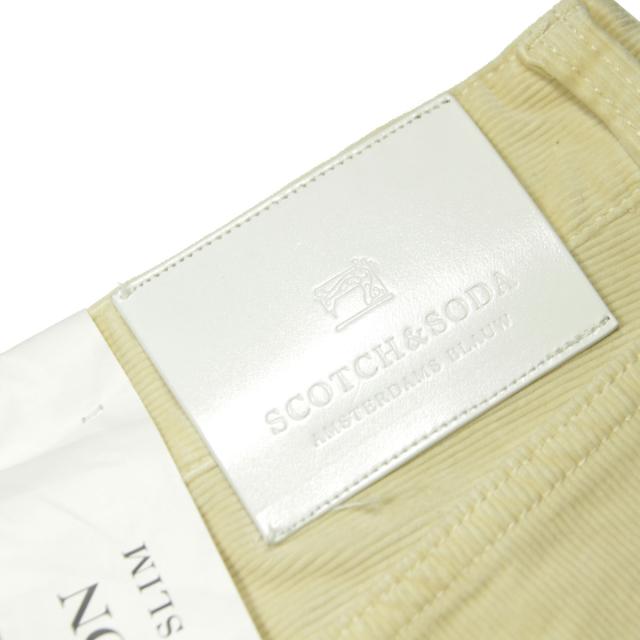 スコッチアンドソーダ メンズ コーデュロイパンツ 正規販売店 SCOTCH＆SODA ボトムス AMS BLAUW GARMENT DYED RALSTON INSTRETCH CORDUROY PANTS 163245 0001 OFF WHITE_5