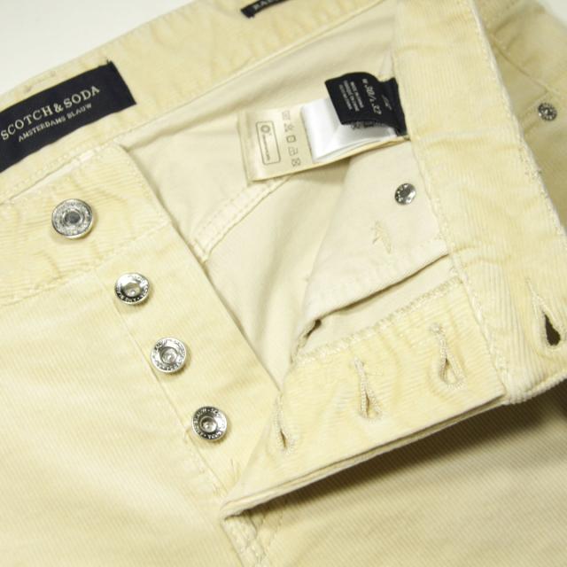 スコッチアンドソーダ メンズ コーデュロイパンツ 正規販売店 SCOTCH＆SODA ボトムス AMS BLAUW GARMENT DYED RALSTON INSTRETCH CORDUROY PANTS 163245 0001 OFF WHITE_7