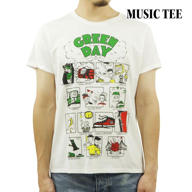 ミュージックティ メンズ バンドTシャツ 正規品 MUSIC TEE ロックTシャツ グリーン・デイ ドゥーキー GREEN DAY DOOKIE RRHOF MUSIC TEEの通販は 5,455円