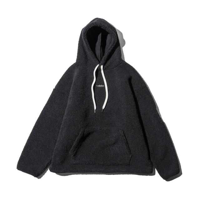 5%OFFセール 【販売期間 5/7 10:00〜5/16 9:59】 リバーサル メンズ ジャケット 正規販売店 REVERSAL アウター プルオーバー ボアジャケット rvddw SHEEP BOA HOODIE JACKET rv23aw303 BK BLACK_2