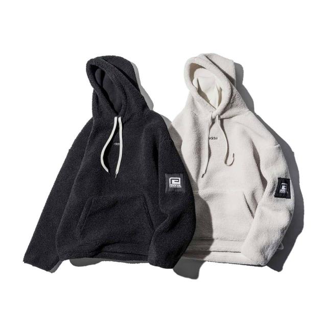 5%OFFセール 【販売期間 5/7 10:00〜5/16 9:59】 リバーサル メンズ ジャケット 正規販売店 REVERSAL アウター プルオーバー ボアジャケット rvddw SHEEP BOA HOODIE JACKET rv23aw303 BK BLACK_3