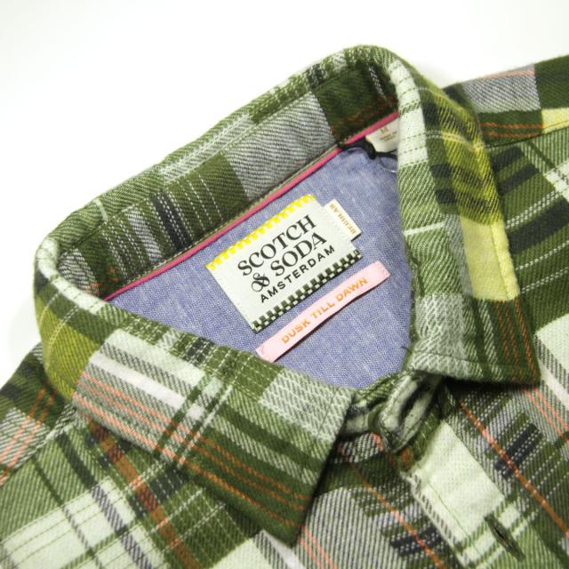 スコッチアンドソーダ メンズ ネルシャツ 正規販売店 SCOTCH＆SODA