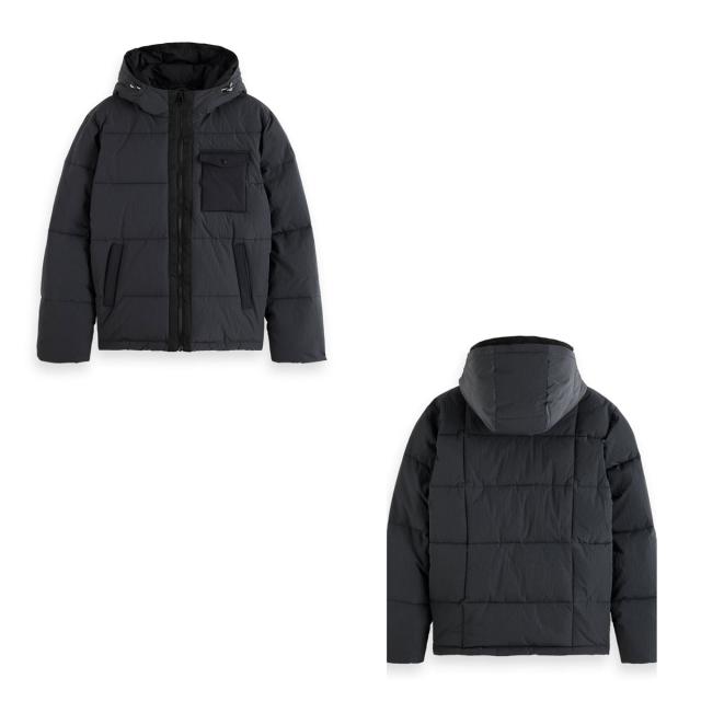 スコッチアンドソーダ メンズ パファージャケット 正規販売店 SCOTCH＆SODA ジップアップ アウター HOODED PUFFE クリスマス プレゼント ラッピング スコッチアンドソーダ メンズ パファージャケット 正規販売店