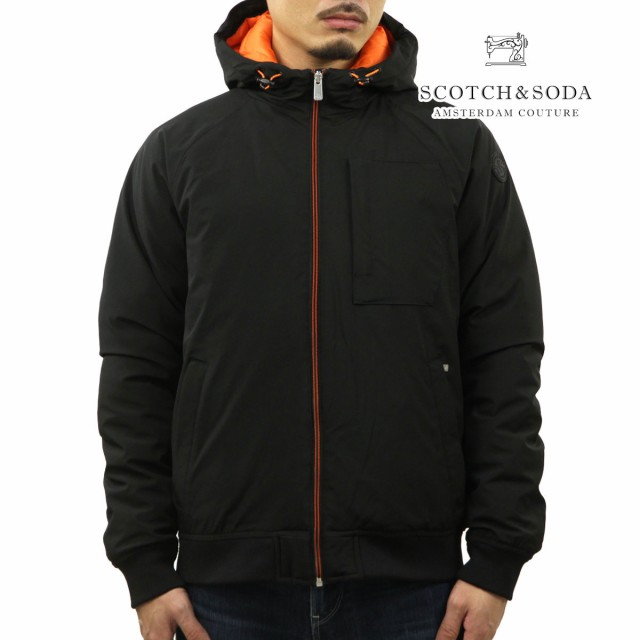 スコッチアンドソーダ メンズ パファージャケット 正規販売店 SCOTCH＆SODA アウター ジャケット M STRETCH PADDED HOODED JACKET 174377