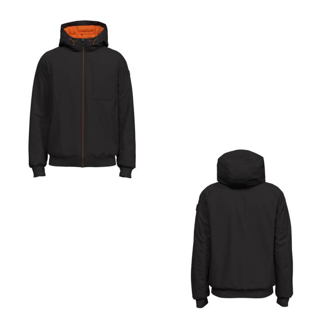 スコッチアンドソーダ メンズ パファージャケット 定まり売りわたす店 SCOTCH＆SODA アウター 上衣 M STRETCH PADDED HOODED JACKET 174377 0008 81801 08 BLACK