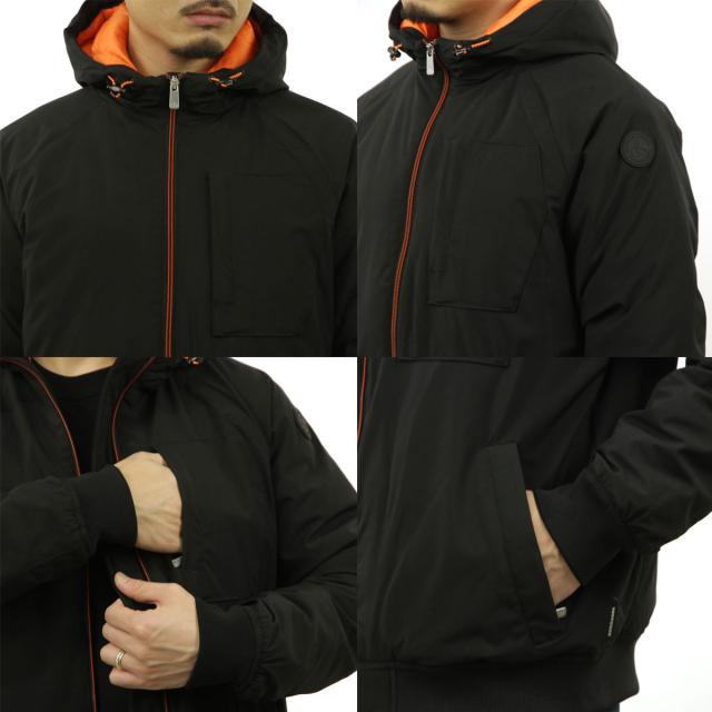 スコッチアンドソーダ メンズ パファージャケット 定まり売りわたす店 SCOTCH＆SODA アウター 上衣 M STRETCH PADDED HOODED JACKET 174377 0008 81801 08 BLACK