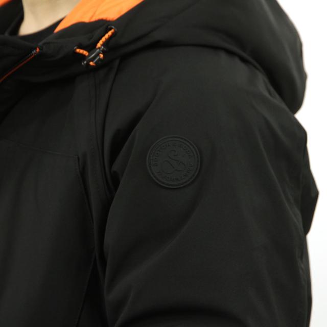 スコッチアンドソーダ メンズ パファージャケット 定まり売りわたす店 SCOTCH＆SODA アウター 上衣 M STRETCH PADDED HOODED JACKET 174377 0008 81801 08 BLACK