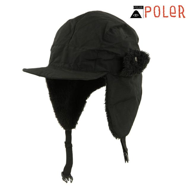 ポーラー メンズ レディース キャップ 正規販売店 POLER 帽子 60/40 VISOR CAP 233MCV0006-BLK BLACKの通販は 6,191円