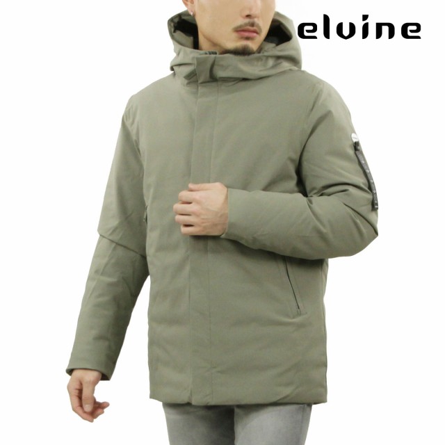 エルバイン メンズ ジャケット 正規販売店 ELVINE アウター VHINNER THERMORE ECO DOWN JACKET 330100 209 MARTINI OLIVE