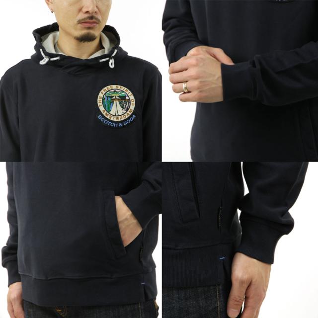 スコッチアンドソーダ メンズ パーカー 正規販売店 SCOTCH＆SODA プル