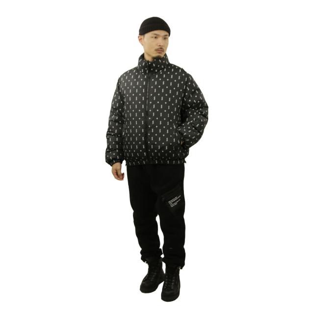 スビ メンズ パファージャケット 定まり売りわたす店 KSUBI アウター ジップアップ FLIGHT PUFFER JACKET BLACK MPS24JK005 BLACK