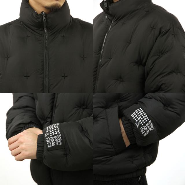 スビ メンズ パファージャケット 定まり売りわたす店 KSUBI アウター ジップアップ FLIGHT PUFFER JACKET BLACK MPS24JK005 BLACK