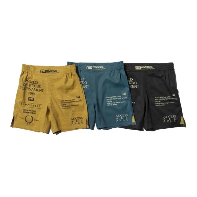 リバーサル メンズ ショートパンツ 正規販売店 REVERSAL ボトムス ハーフパンツ ファイトパンツ WVT FIGHT SHORTS RV24SS605-YL YELLOW_3