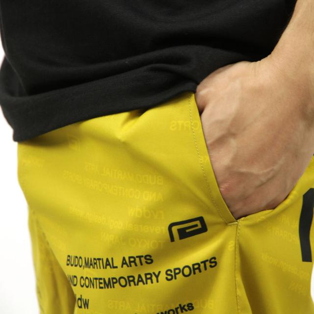 リバーサル メンズ ショートパンツ 正規販売店 REVERSAL ボトムス ハーフパンツ ファイトパンツ WVT FIGHT SHORTS RV24SS605-YL YELLOW_4