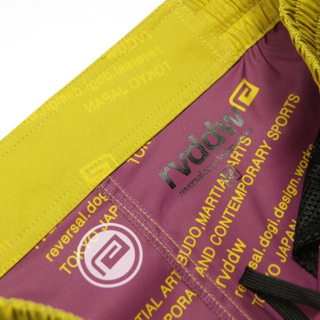 リバーサル メンズ ショートパンツ 正規販売店 REVERSAL ボトムス ハーフパンツ ファイトパンツ WVT FIGHT SHORTS RV24SS605-YL YELLOW_7