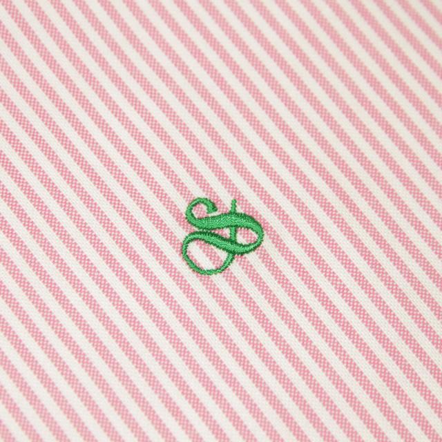 スコッチアンドソーダ メンズ 長袖シャツ 正規販売店 SCOTCH＆SODA ボタンダウン ストライプ ロゴ ESSENTIAL OXFORD STRIPE SHIRT 175696 7016 11403 19 TROPICAL PINK WHITE STRIPE 父の日 プレゼント ラッピング_6