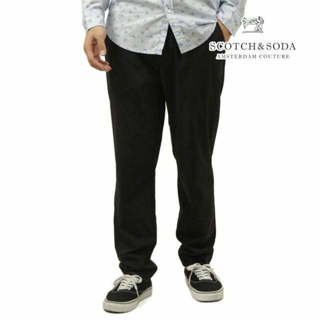 スコッチアンドソーダ メンズ ジョガーパンツ 正規販売店 SCOTCH&SODA ボトムス ナイロン ロングパンツ FINCH - RECYCLED NYLON-BLEND JOGGER PANTS P 175427 3032 11506 07 DEEPSEAの通販は